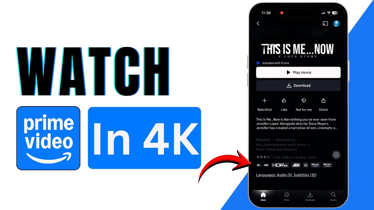 Как смотреть Amazon Prime Video в 4K | Включаем потоковую передачу UHD в Prime Video (2026)
