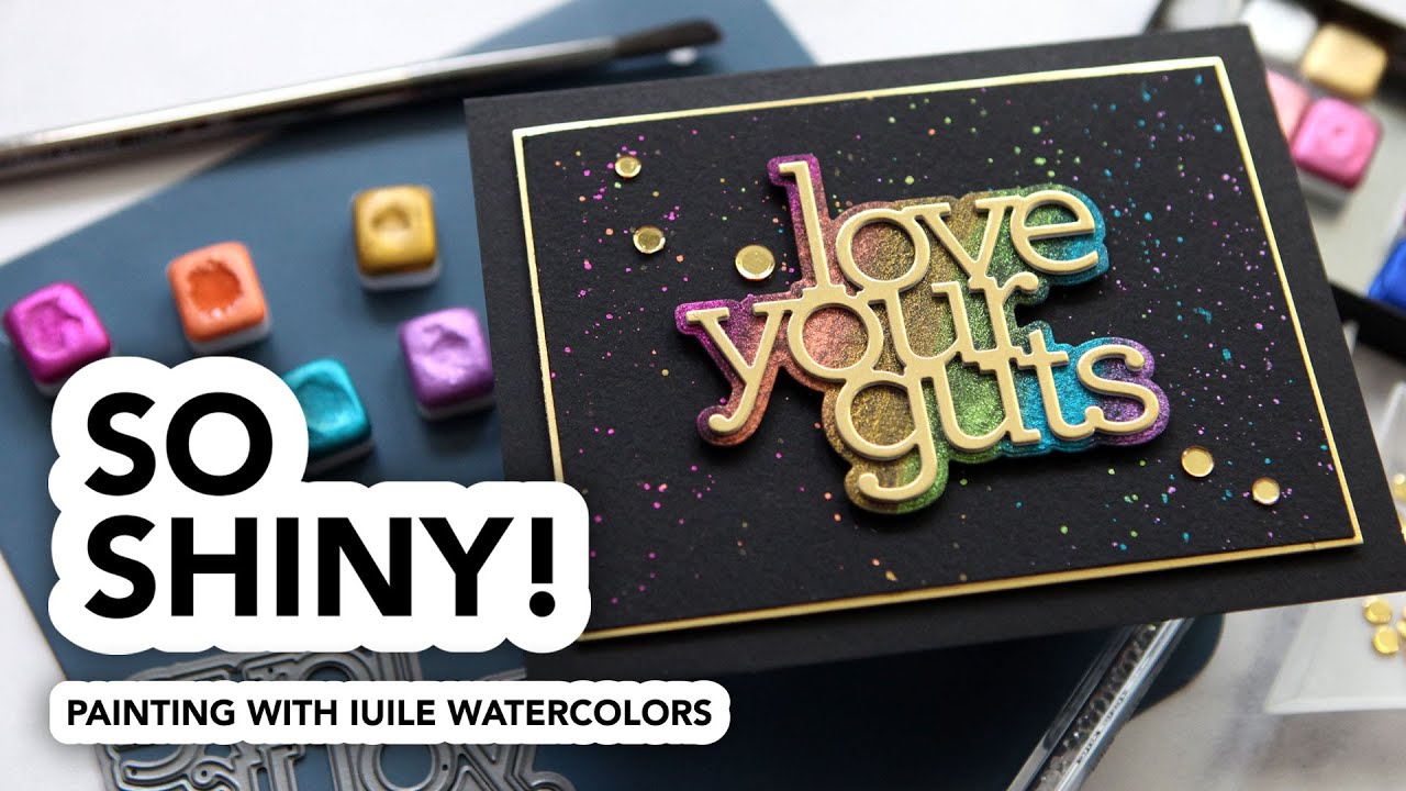 Metallic paints that blew my mind! Playing with Iuile Watercolors