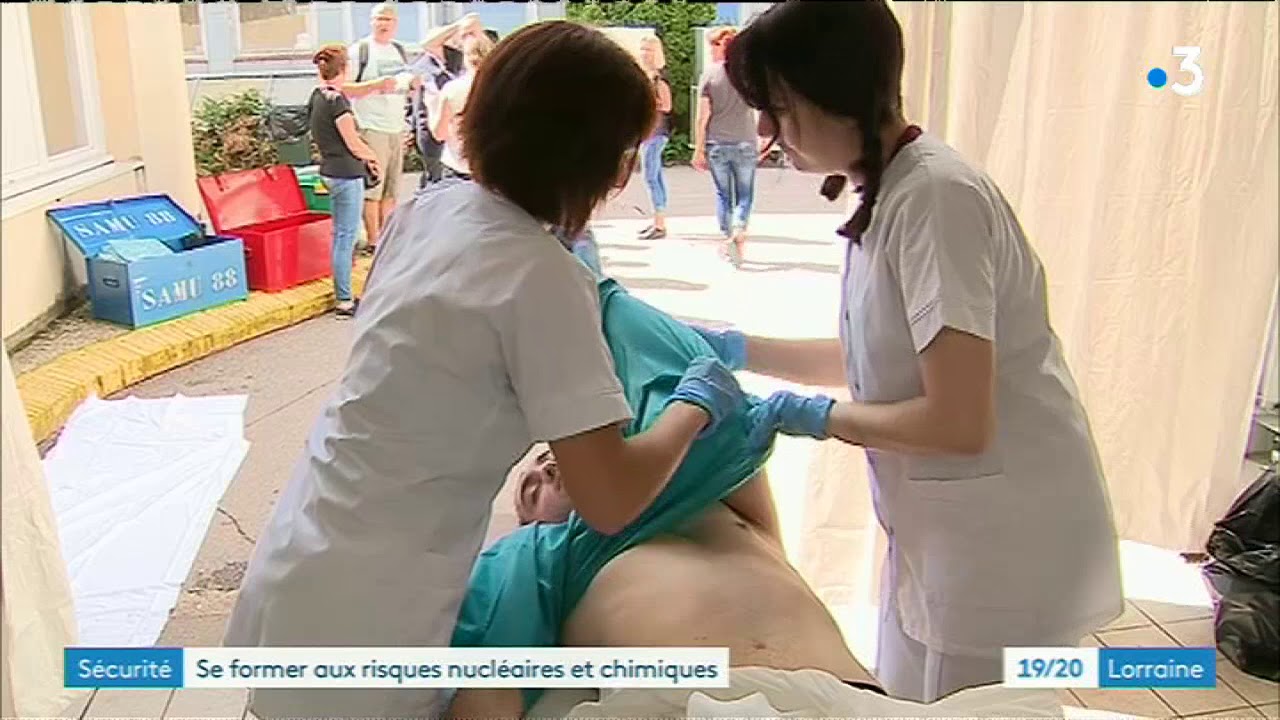 Contamination au gaz sarin : exercice grandeur nature à l’hopital d’Epinal