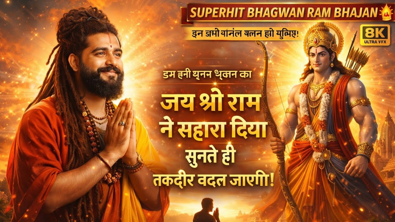 🔥 जय श्री राम 🚩 | Most Powerful Ram Bhajan 2026 🌎 | दिल को सुकून देने वाला Ram Naam Mahima ✨