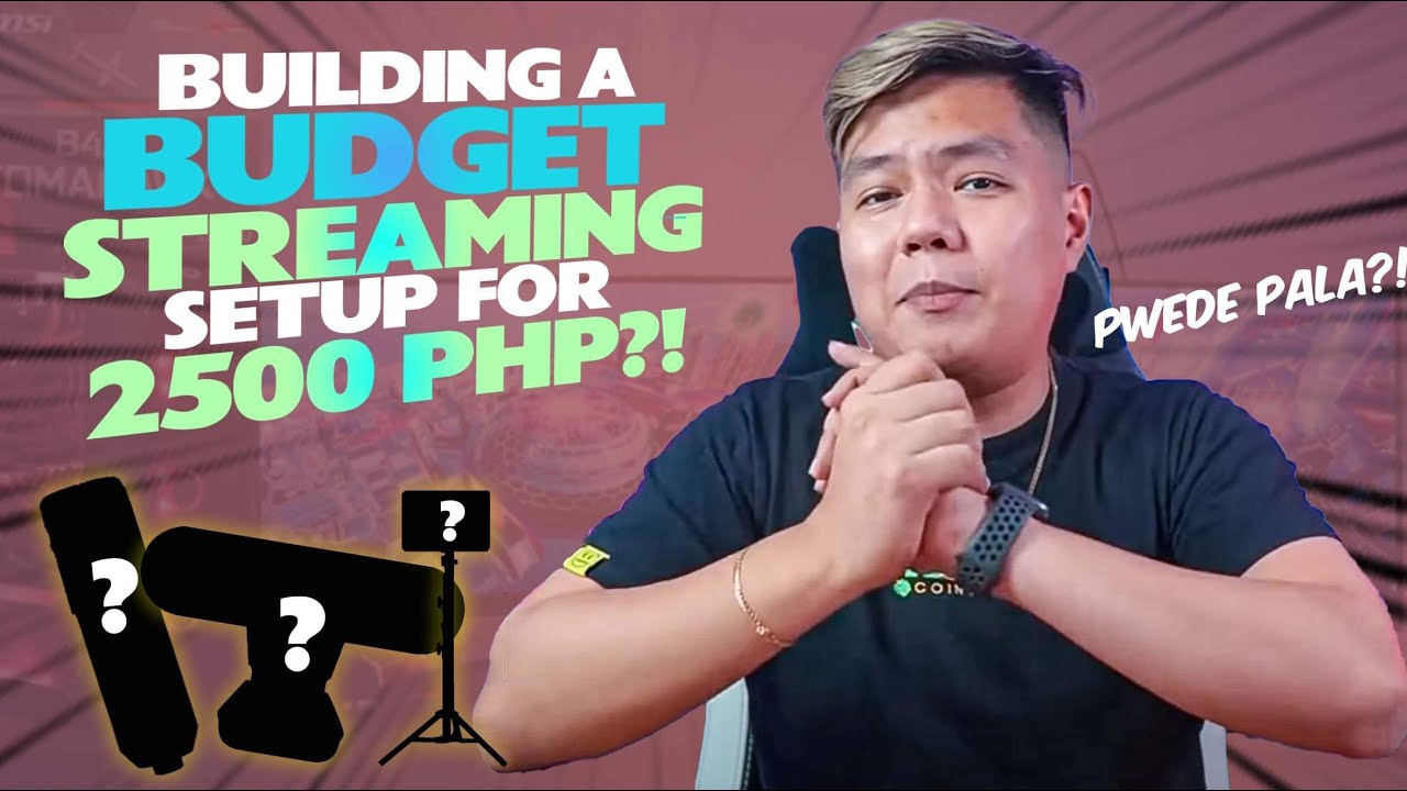 Building a BUDGET Streaming Setup For ₱2500 $50 | 2023