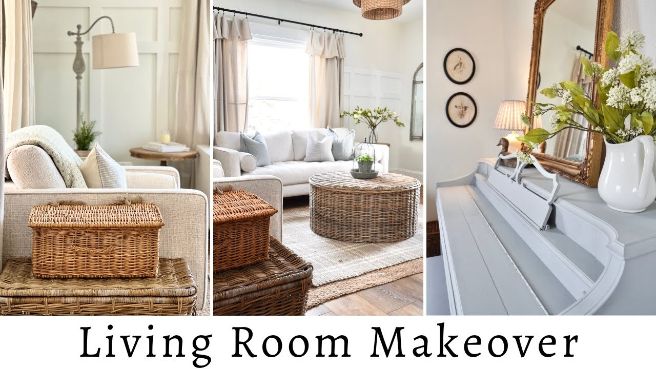 Living Room Makeover | Cozy Cottage Decorate with Me | Living Room Ideas
