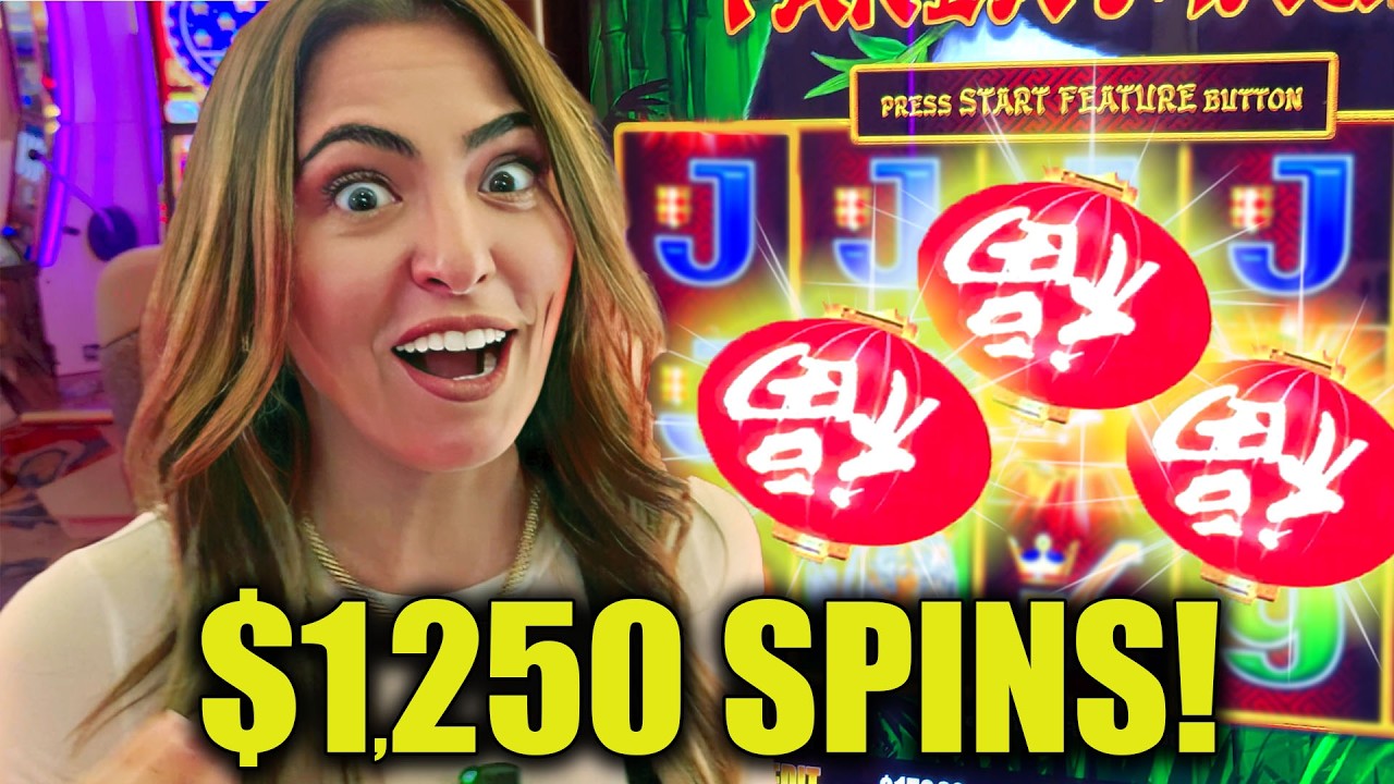 $1,250/Spin Bonus FINALLY HIT Then We WON The BIG ONE To End The Day!!!