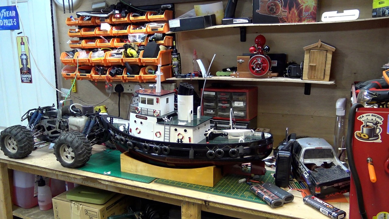 The ATLANTIC RC Tug Boat  - All Working Apart From Lights