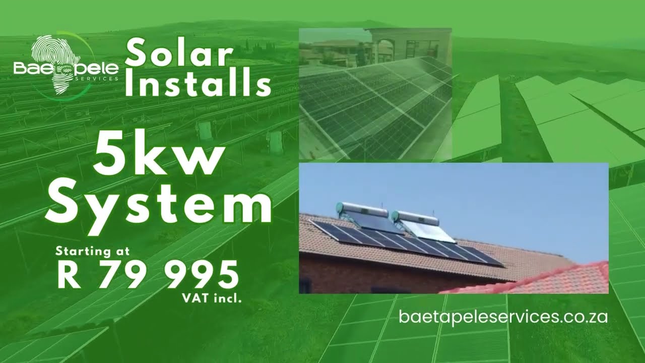 No More Load shedding - Solar Solutions