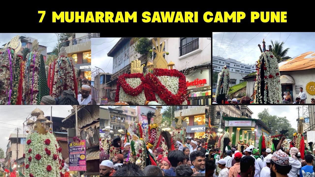 7 Muharram Sawari 2025 Camp Pune || Kaif mahedvi vlogs