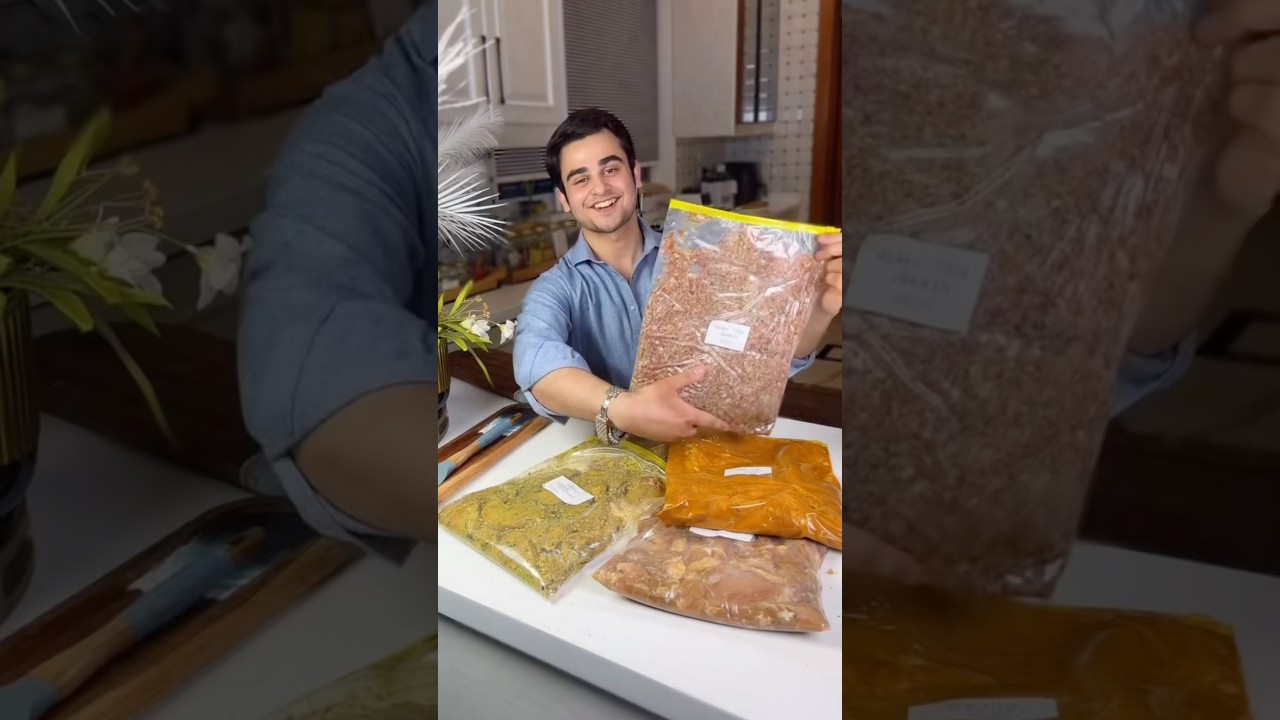 5 Marinations For Ramadan! 😍 (Make & Freeze Iftar Meal Prep)