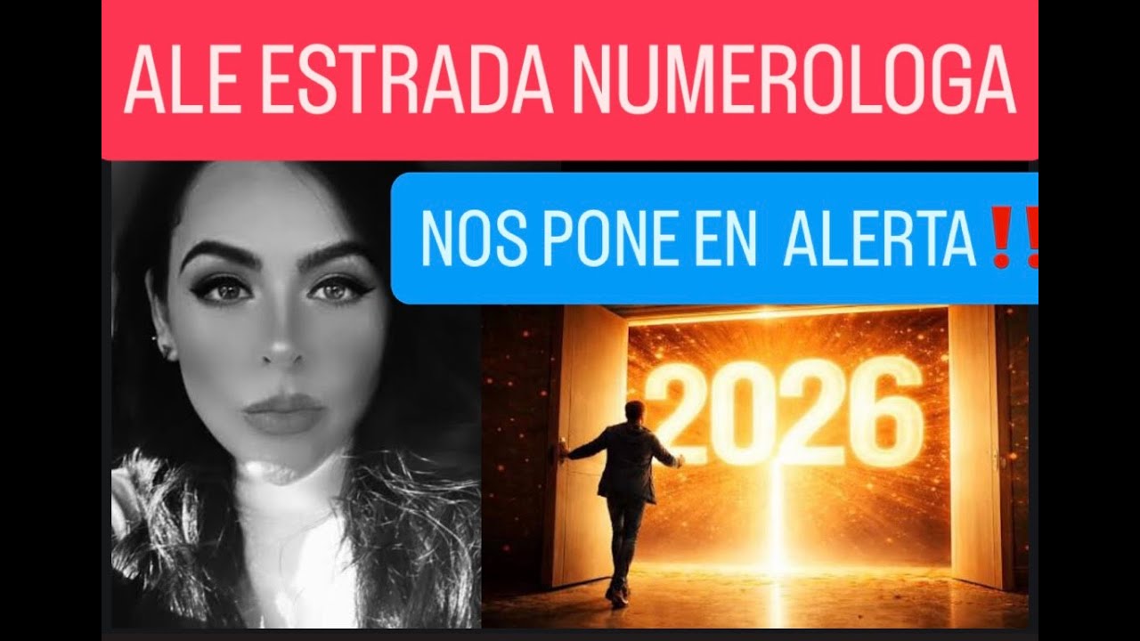 ALE ESTRADA NUMEROLOGA ¡ NOS PONE ALERT4 !