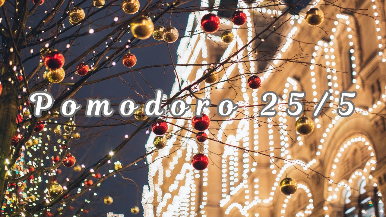 Pomodoro Focus 25/5 | Study & Work With Me