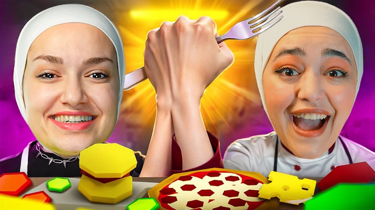 طبخت بايد وحده مع اختي 😂 one armed cook