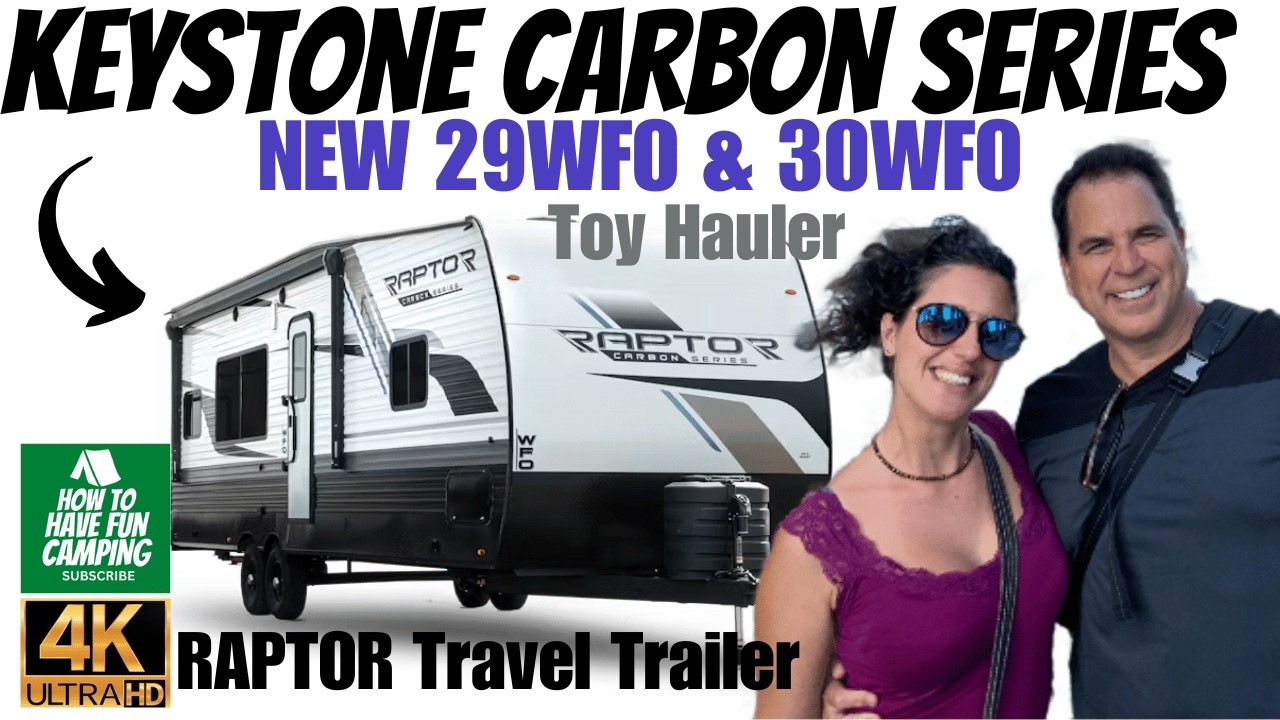 Keystone Carbon 29wfo vs 30wfo Toy Hauler Travel Trailer Comparison