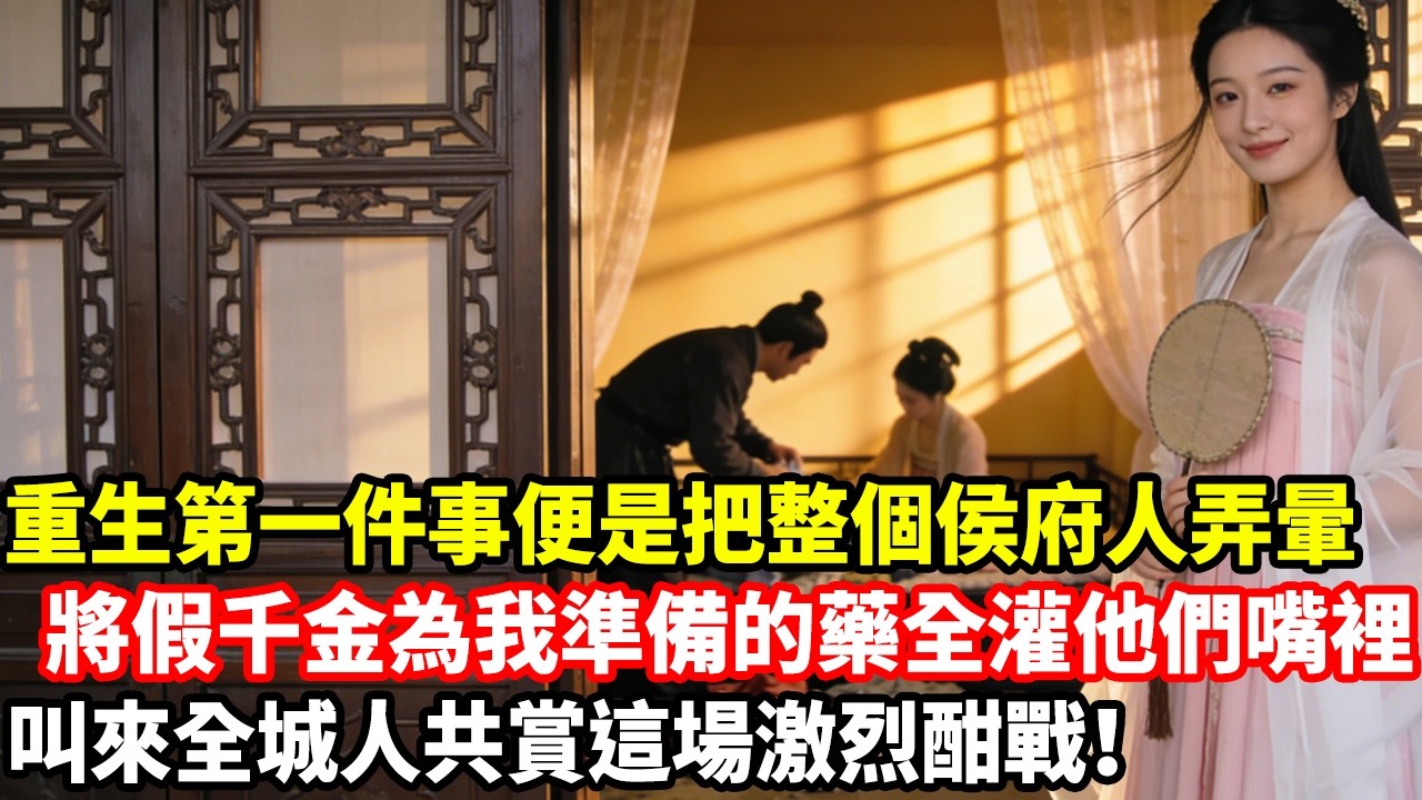 重生第一件事便是把整個侯府人弄暈，將假千金為我準備的藥全灌他們嘴裡，叫來全城人共賞這場激烈酣戰！