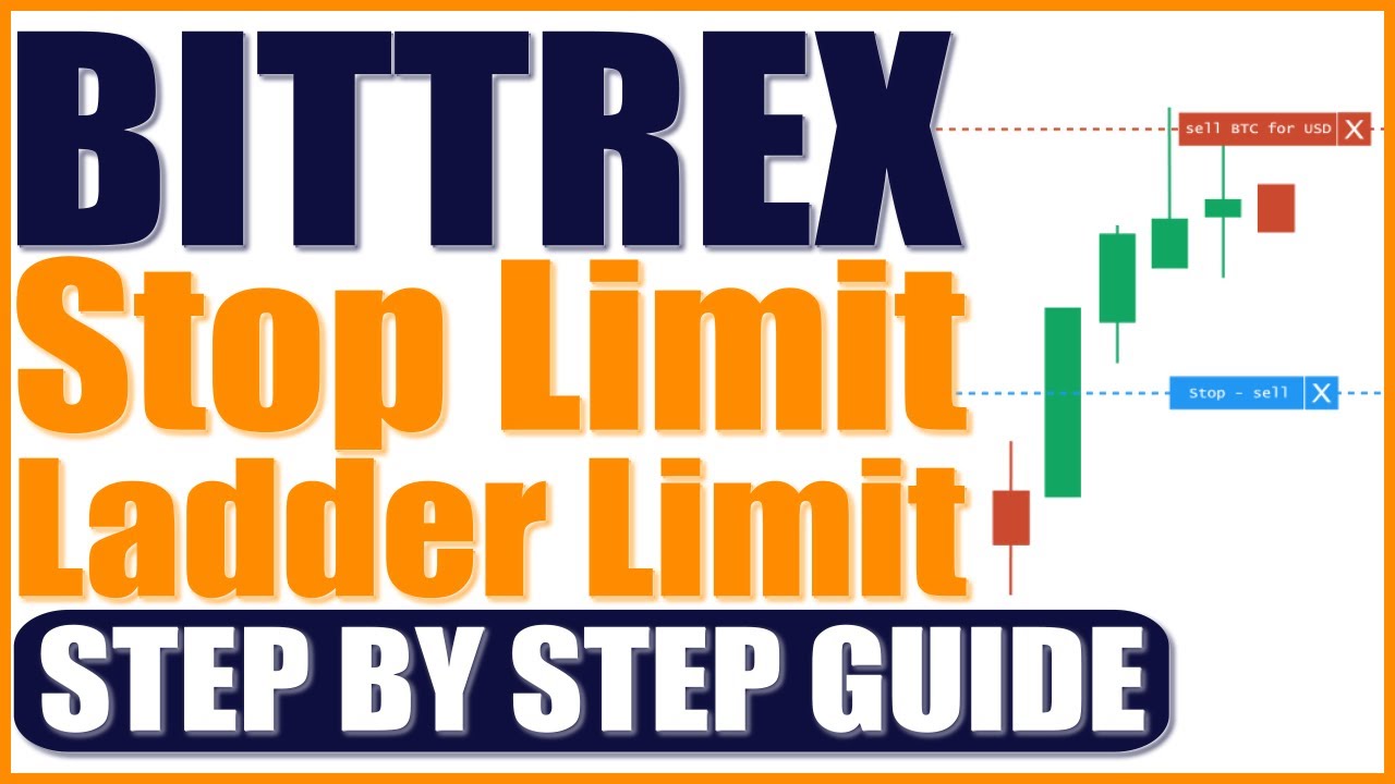Bittrex Tutorial - How To Use Stop Limit /Stop Loss/Ladder Limit/Trailing And OCO Orders