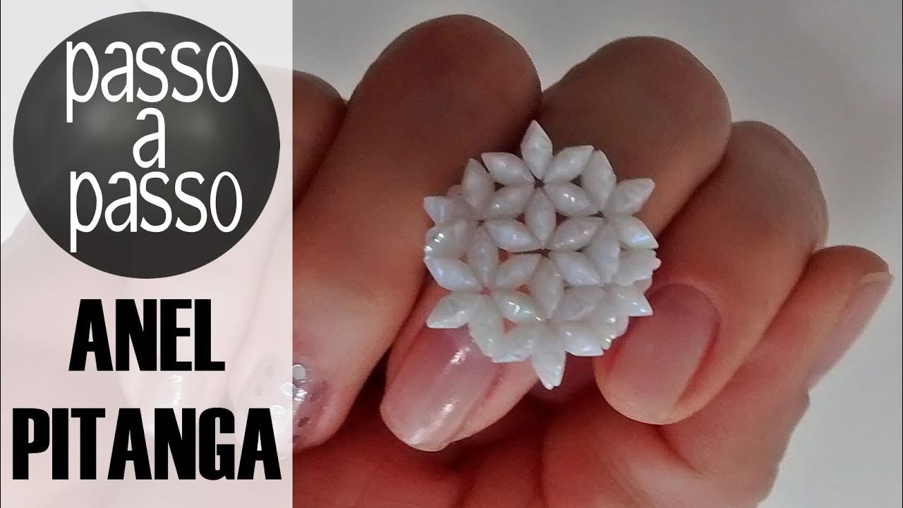 Como fazer  um ANEL com  PITANGAS e MIÇANGAS