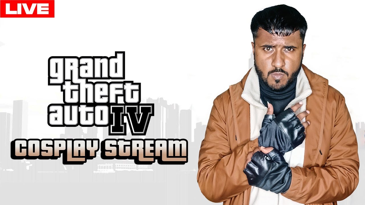 Niko Bellic COSPLAY LIVE | GTA 4 Full Gameplay Stream