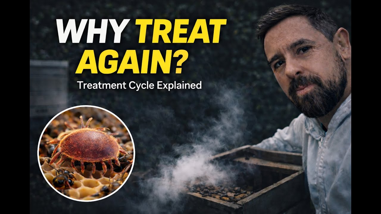 Повторная обработка пчел? Вот почему. | Пары щавелевой кислоты против клеща варроа