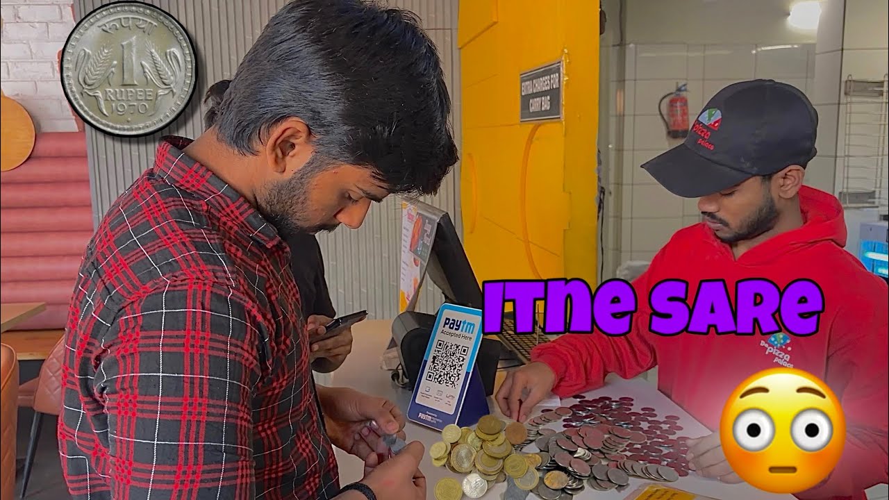 Paying Food bill with coin🪙🫣itne saare sikke 😳vlog