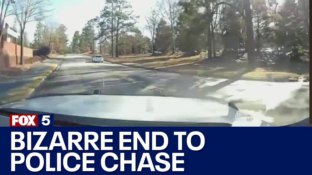 Cold water stops hot pursuit by police