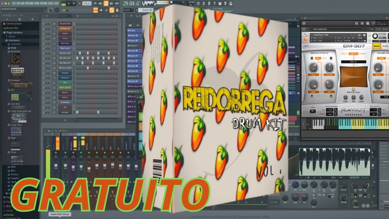 DRUM KIT REI DO BREGA / KIT REI DO BREGA 1 / KIT DE FUNK + DOWNLOAD NA DESCRI&Ccedil;&Atilde;O