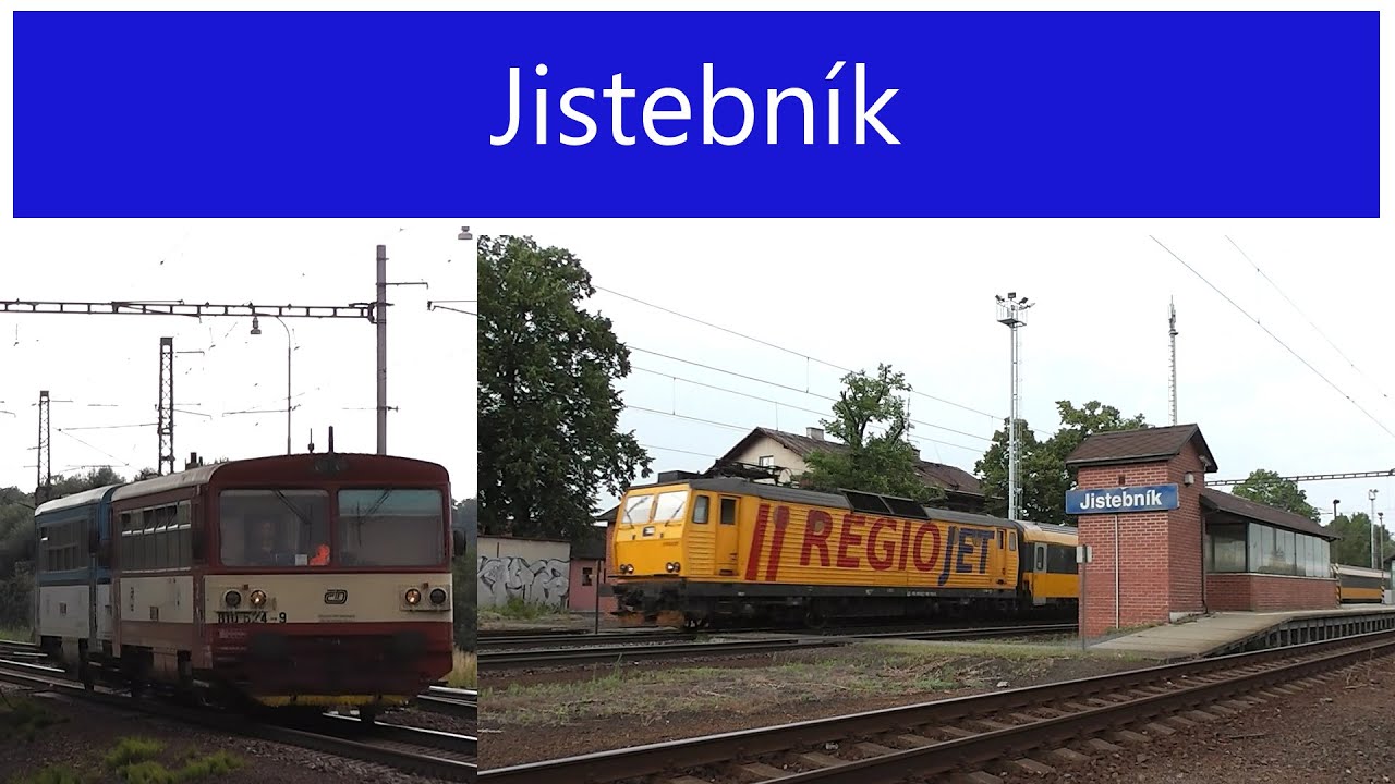 Vlaky Jistebník - 1.8.2013 + 19.7.2015 / Czech Trains Jistebník
