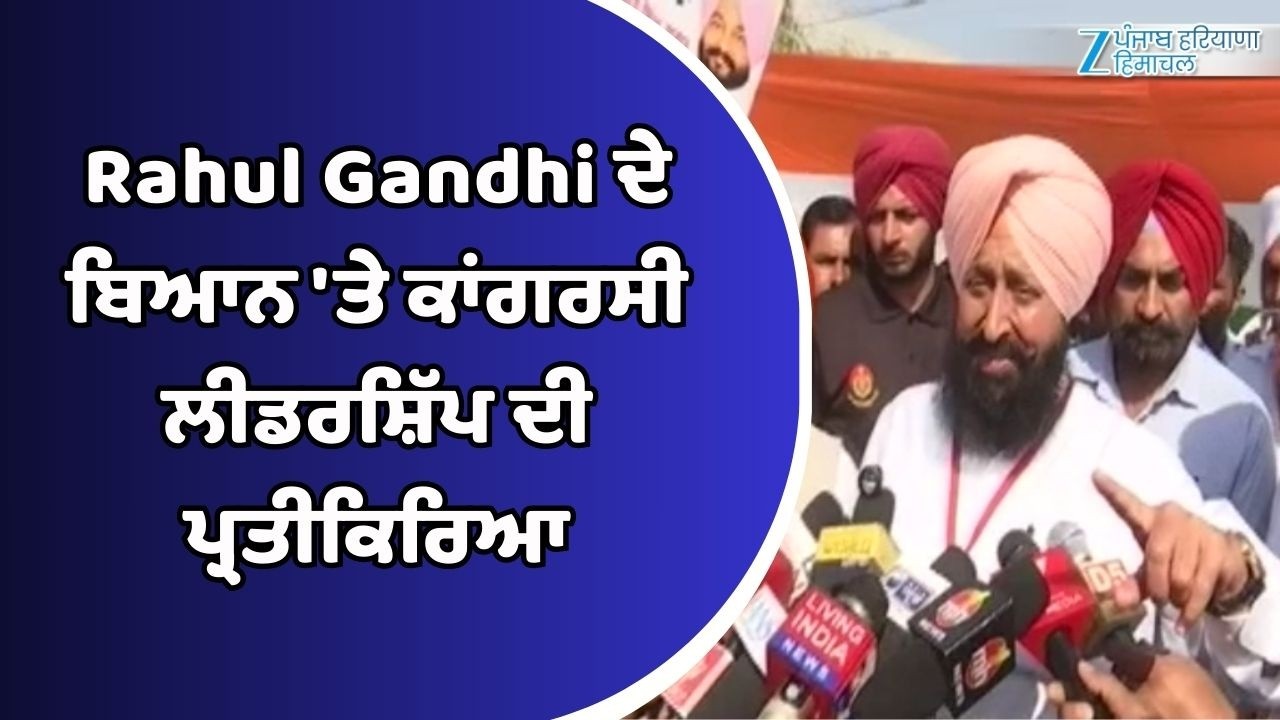 Rahul Gandhi ਦੇ ਬਿਆਨ 'ਤੇ ਕਾਂਗਰਸੀ ਲੀਡਰਸ਼ਿੱਪ ਦੀ ਪ੍ਰਤੀਕਿਰਿਆ | Partap Singh Bajwa | Punjab Congress