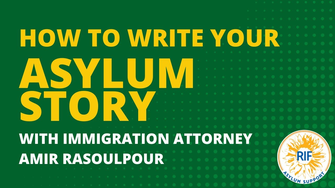 How to Write Your Asylum Story