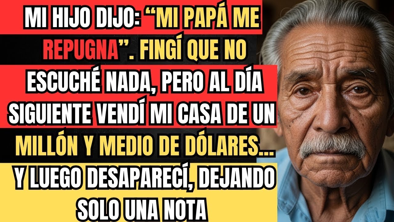 MI HIJO DIJO  “MI PAPÁ ME REPUGNA”  FINGÍ QUE NO ESCUCHÉ…