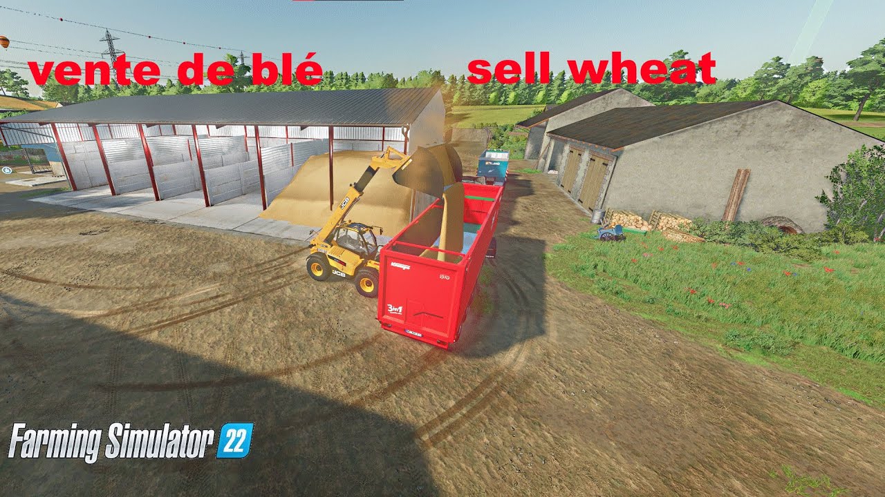 Selling Wheat FS22 (The Old Stream Farm)