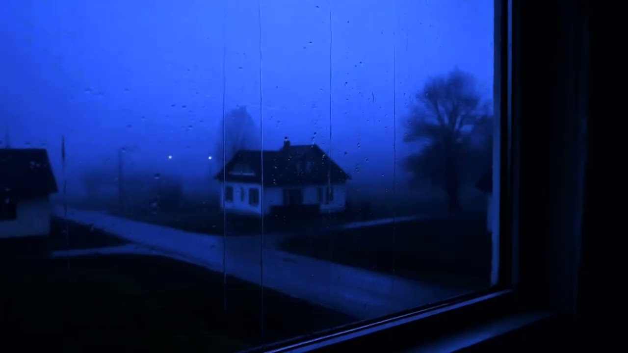 Rain Falls Before Darkness – Relaxing Evening Rain Ambience