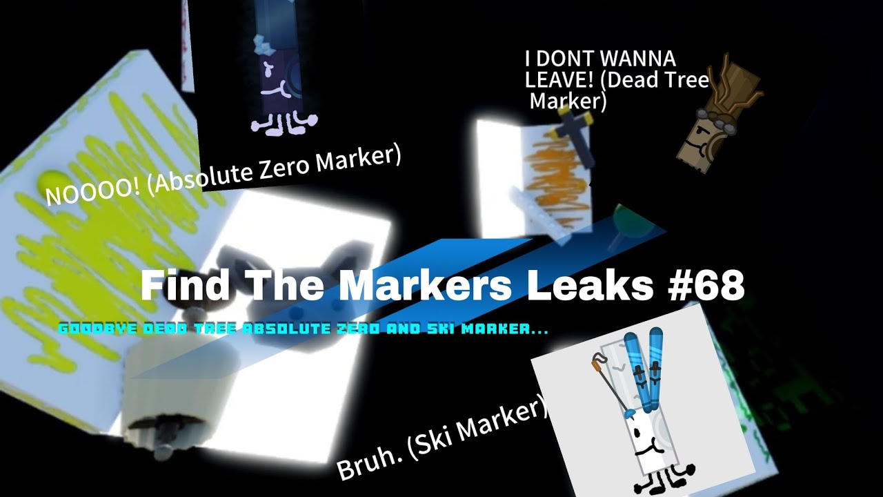 Find The Markers Leaks #68: All Replaced Markers in Redacted Update.