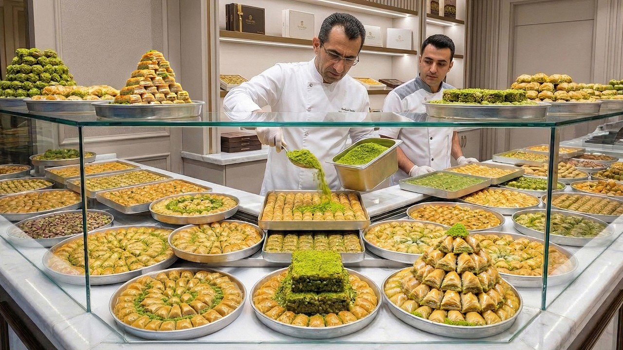 Fantastic Turkish Baklava! The Full Making Process of Turkey&rsquo;s Best Dessert
