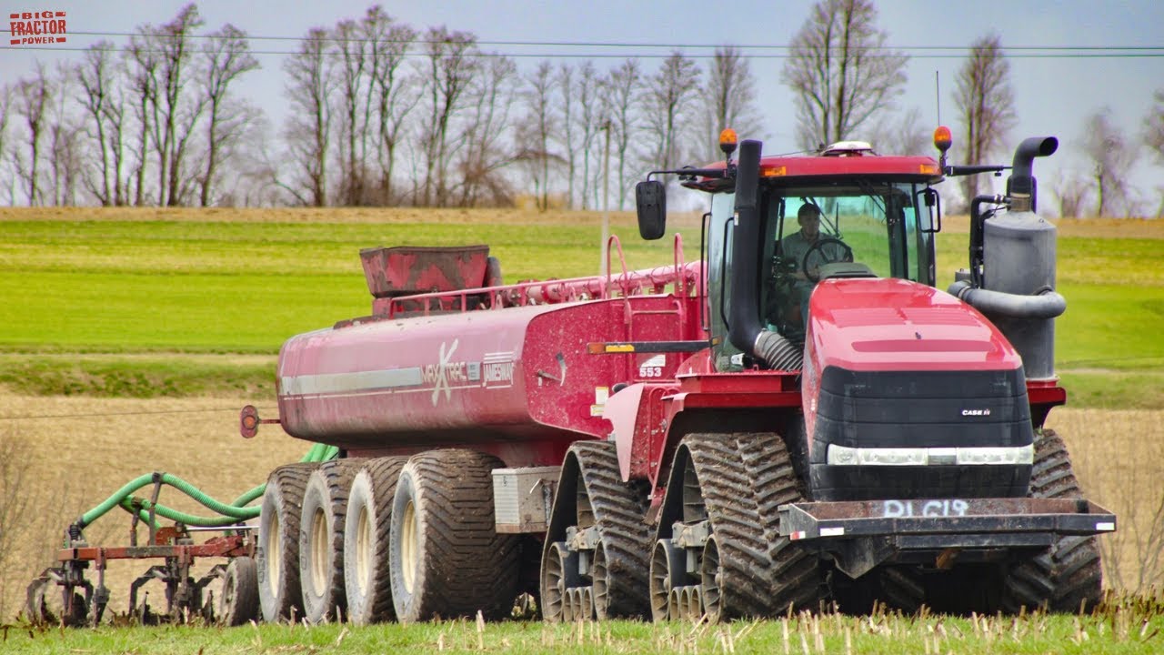 9,600 Gallon JAMESWAY MaxTrac & Case IH 620 Quadtrac Tractor