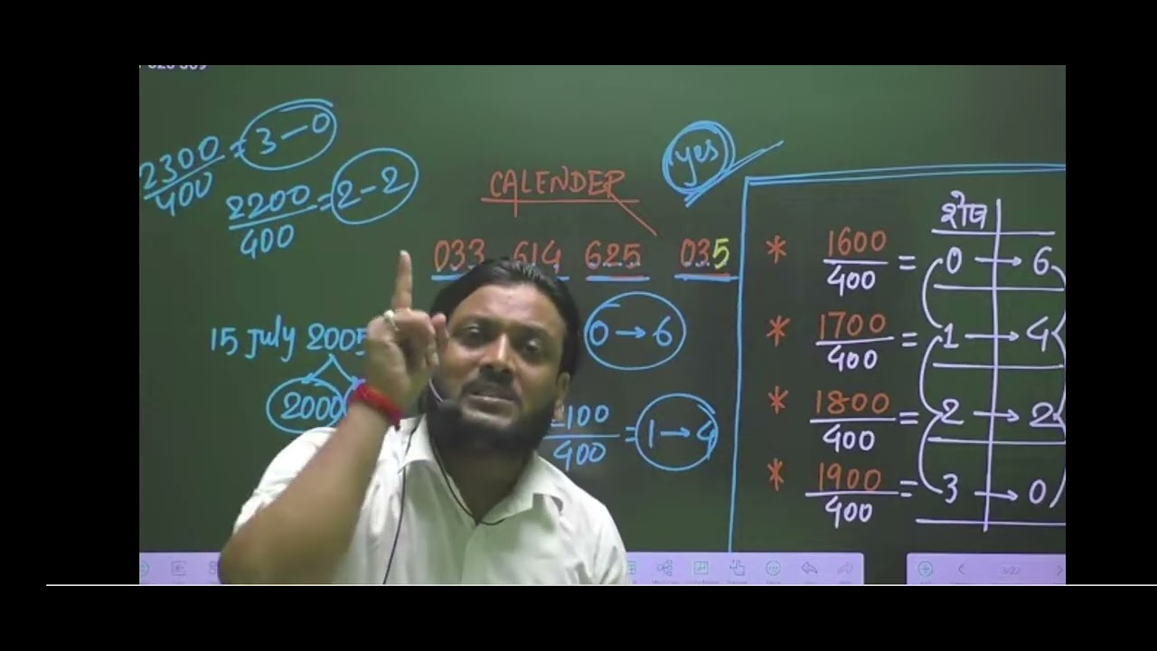 chapter -calendar Deepak sir reasoning only live video