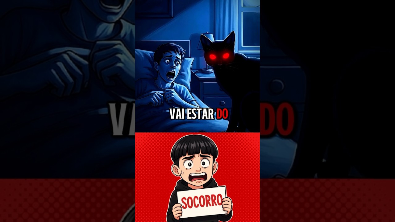 se um gato preto aparecer a meia noite na sua casa... não chegue perto 