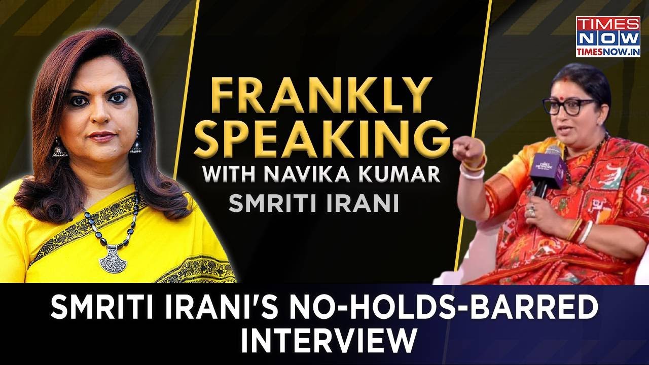 Smriti Irani's No-Holds-Barred Interview: BJP Leader's Take On Rahul, Trump & More| Frankly Speaking