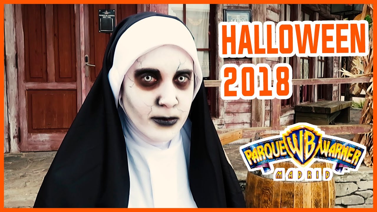HALLOWEEN 2018 🎃  | PARQUE WARNER BROS MADRID | VeroVlogs