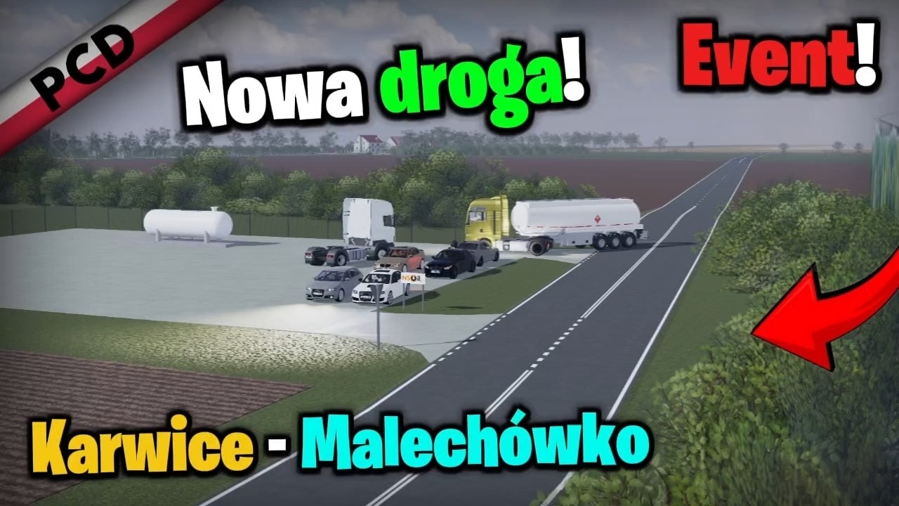 EVENT NOWA DROGA KARWICE - MALECH&Oacute;WKO W POLISH CAR DRIVING! (Roblox)