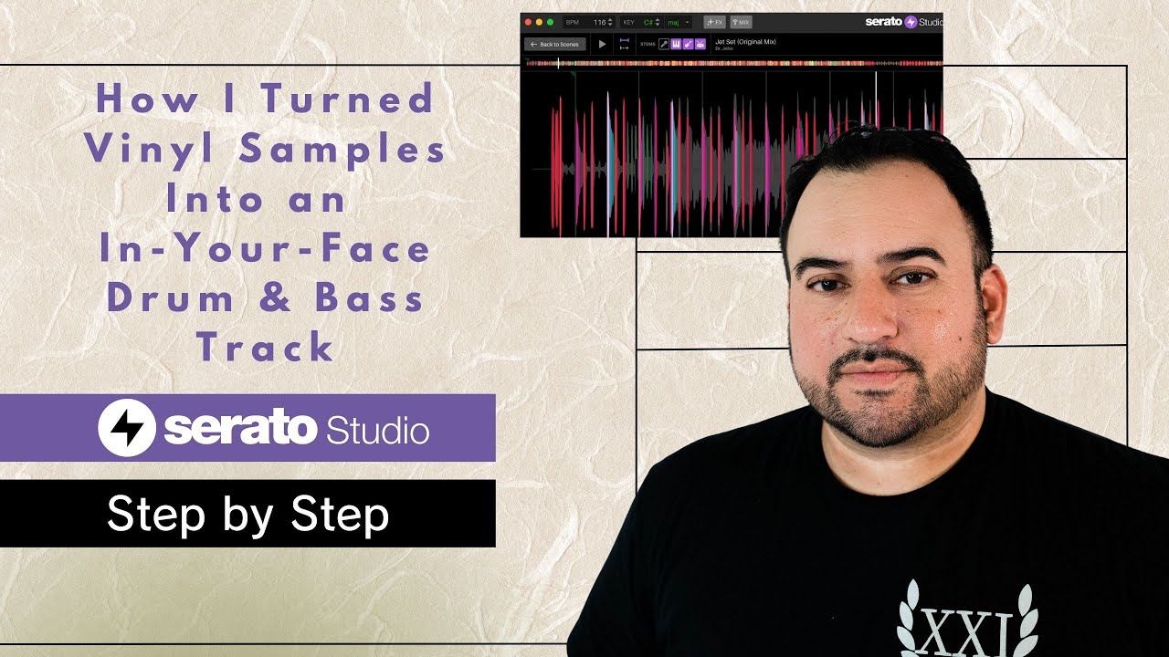 How I Turned Vinyl Samples Into an In-Your-Face Drum & Bass Track #seratostudio