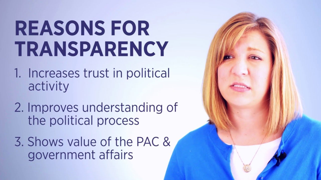 Corporate PACs and the Role of Political Transparency