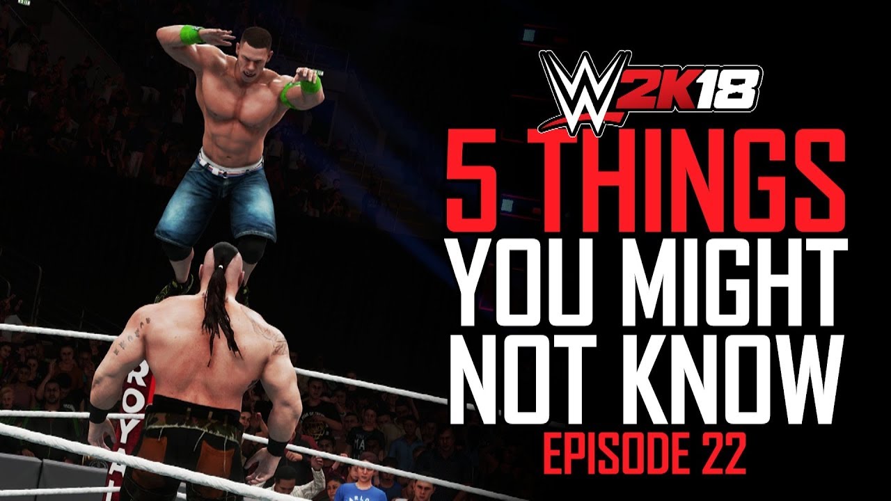 WWE 2K18 - 5 Things You MIGHT Not Know! #22 (Catching Rumble Finishers, Reigns SUPERMAN Bomb & More)