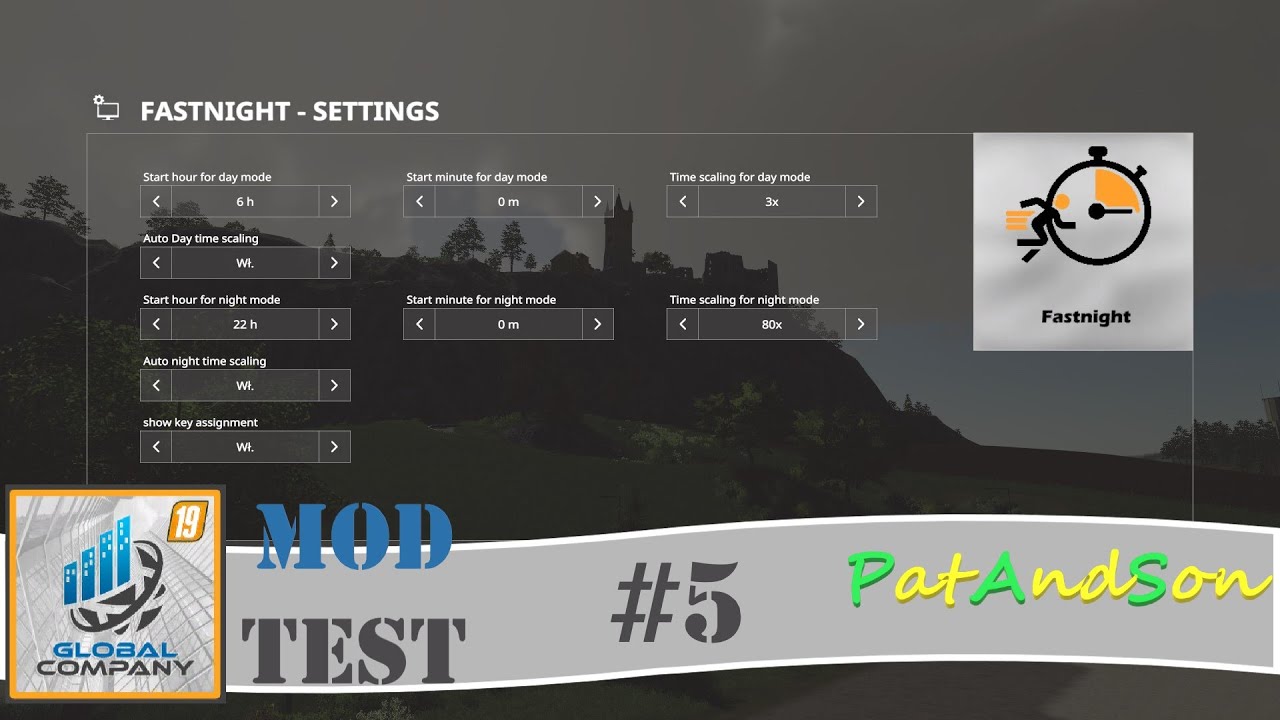Global Company🌍 Fast Night. Mod Test #5 FS19🚜