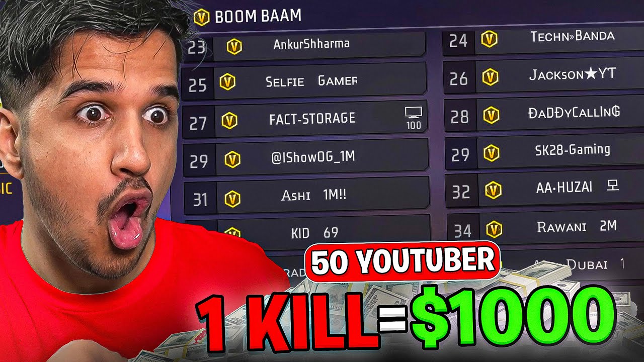 1 KILL = 1000 Rs 🤑