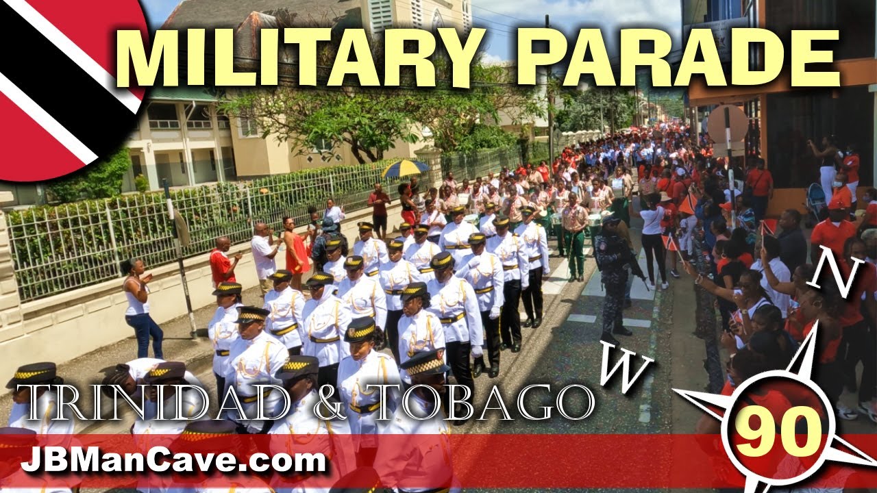 Trinidad and Tobago MILITARY PARADE Independence Day 2022 Caribbean JBManCave.com
