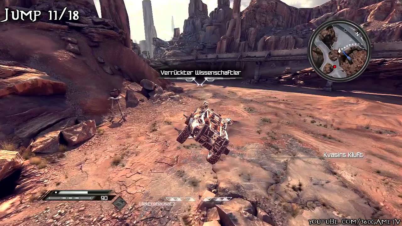 Rage - Jumper / Springer Achievement Guide - All Vehicles Jumps HD