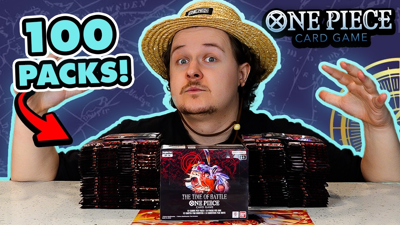 Мы открыли 100 бустеров OP-16: The Time of Battle / One Piece TCG