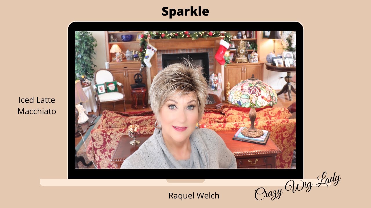 Raquel Welch SPARKLE wig review | Iced Latte Macchiato | RL 17/23SS | Crazy Wig Lady