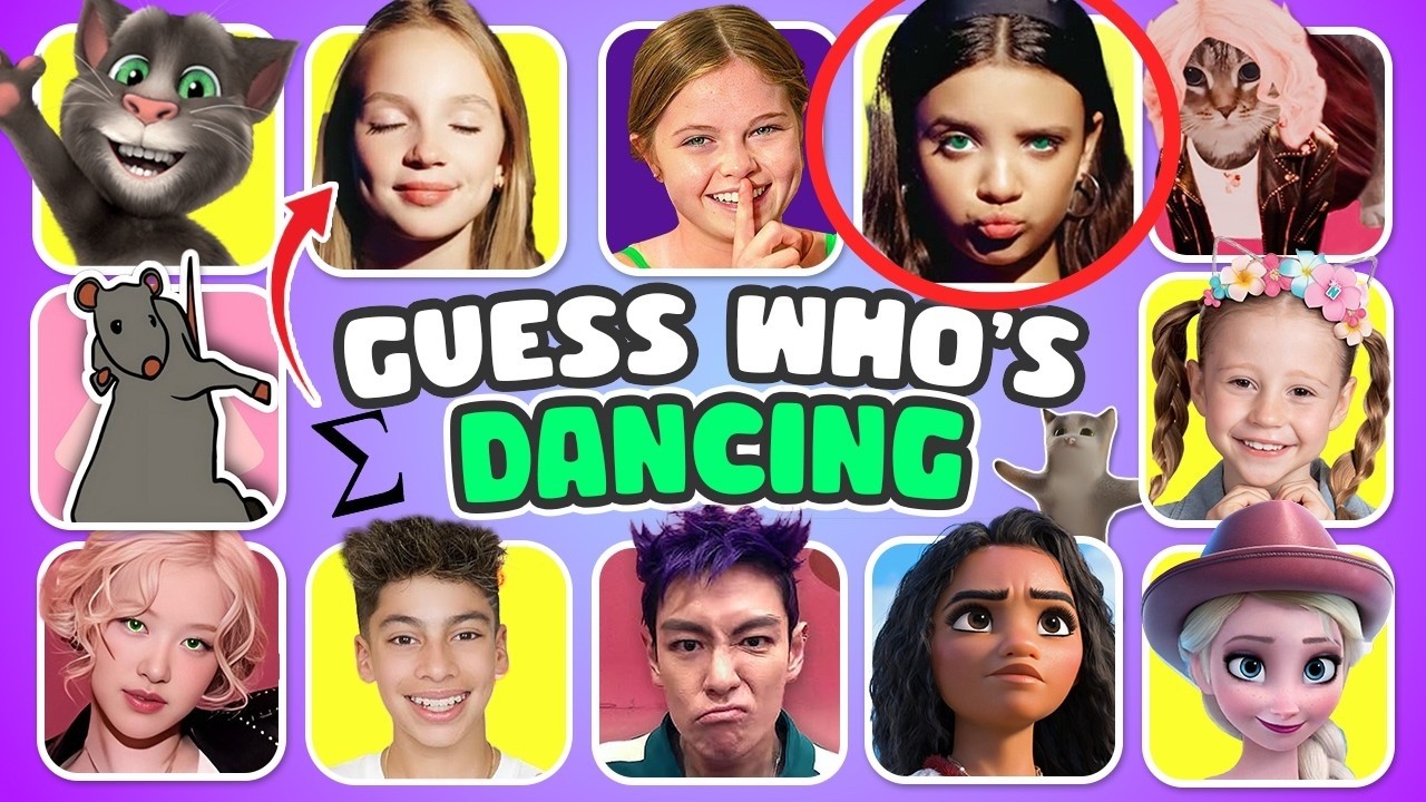 Super Mega Quiz | Who Is DANCING & SINGING? Salish Matter, Diana, Rat Dance, APT | GUESS MEME SONG