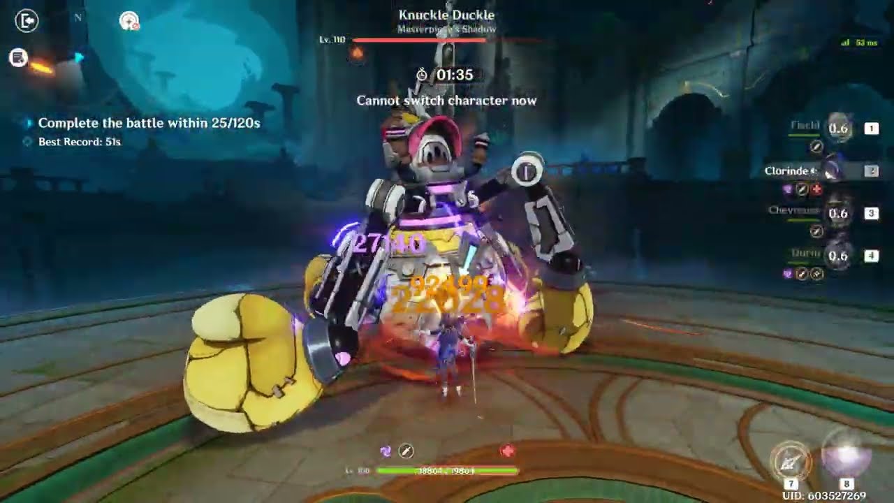 Zirkeljerk Clorinde folds Stygian Onslaught Dire Knuckle Duckle in 50s.
