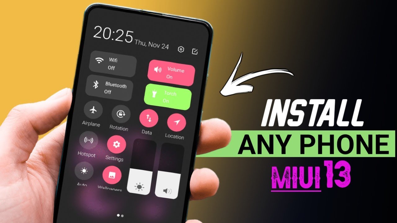 install miui 13 control center in any android