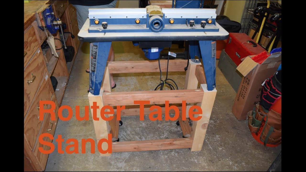 Build Your Own: Router Table Stand